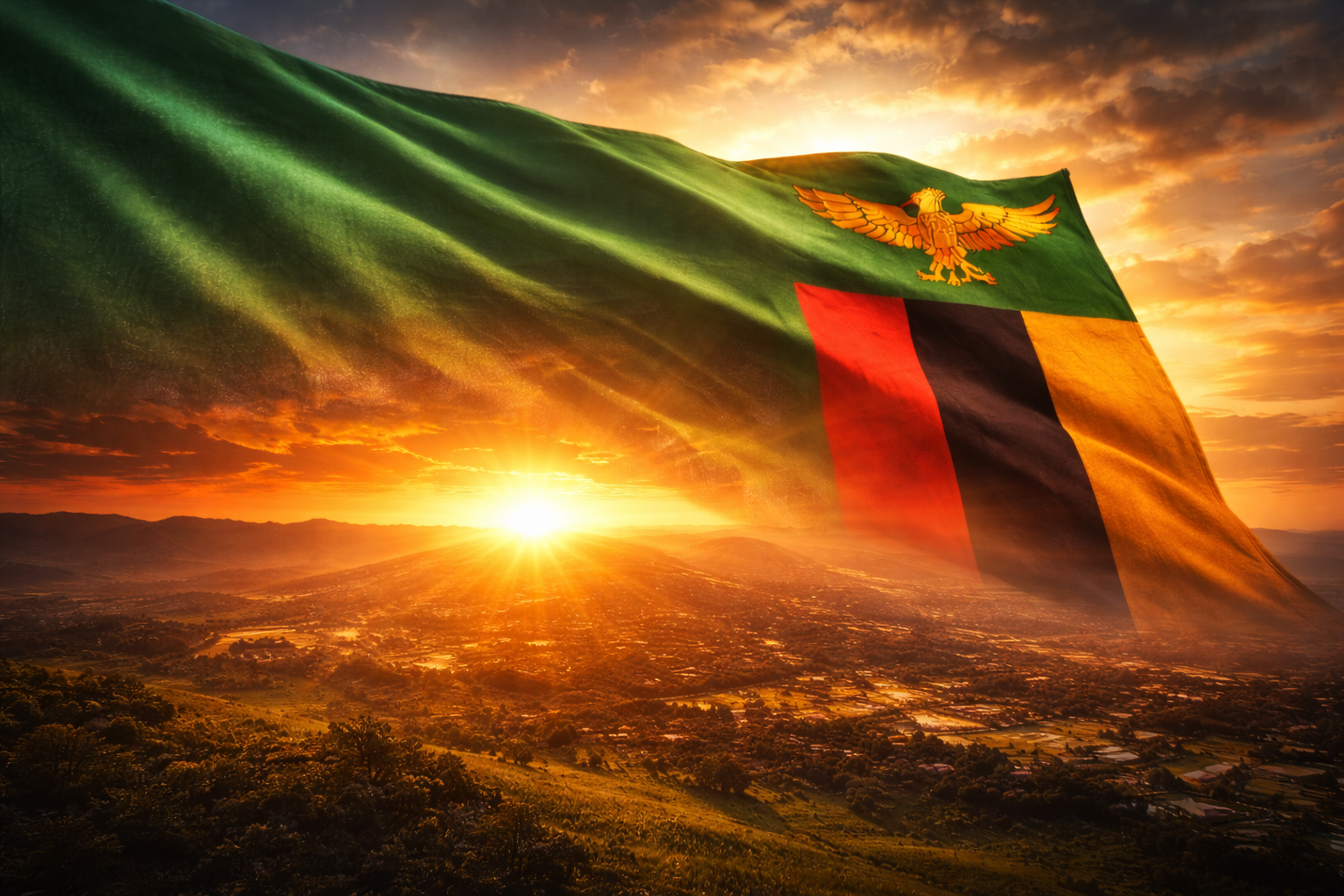 Zambia Flag